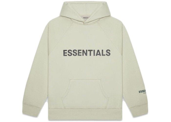 VÊTEMENTS ESSENTIALS ESSENTIALS FOG 3D SILICON HOODIE SAGE