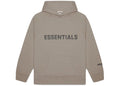 ESSENTIALS CLOTHING ESSENTIALS FOG 3D SILICON HOODIE TAUPE