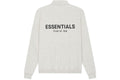 ESSENTIALS CLOTHING ESSENTIALS FOG MOCKNECK HALF ZIP LIGHT OATMEAL