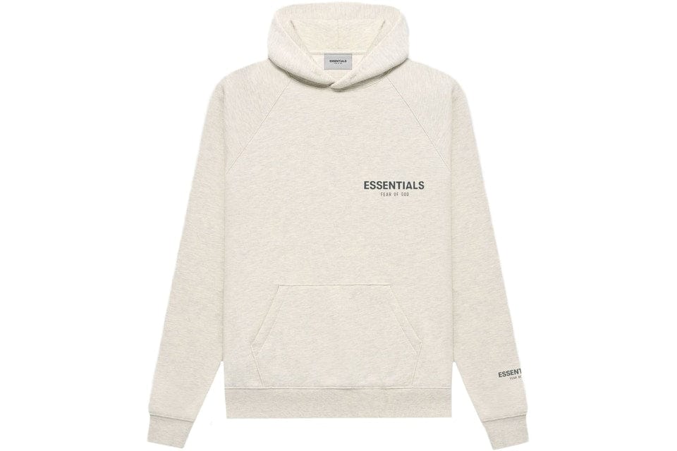 ESSENTIALS CLOTHING ESSENTIALS FOG CORE COLLECTION HOODIE LIGHT HEATHER OATMEAL