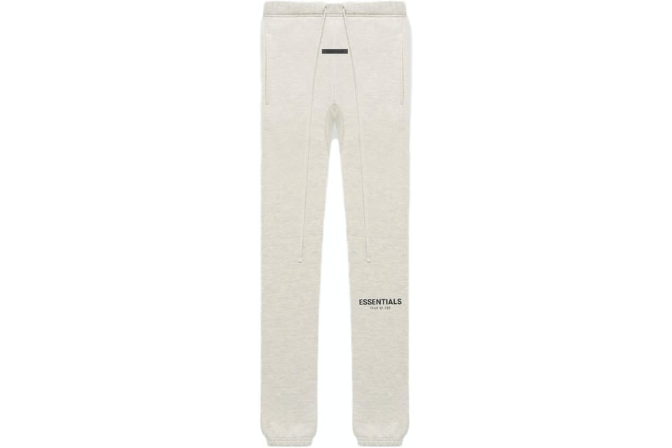 ESSENTIALS CLOTHING ESSENTIALS FOG CORE COLLECTION SWEATPANTS LIGHT HEATHER OATMEAL