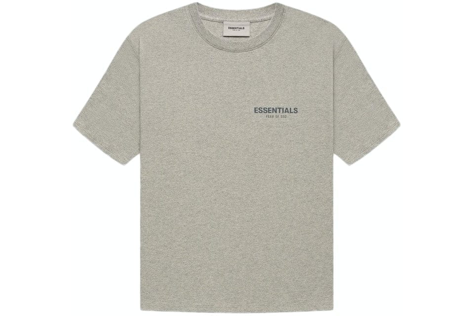 ESSENTIALS CLOTHING ESSENTIALS FOG CORE COLLECTION T-SHIRT DARK HEATHER OATMEAL