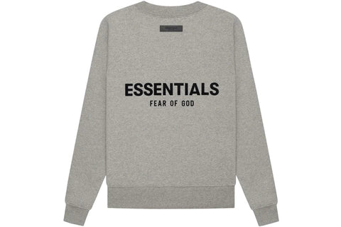 ESSENTIALS CLOTHING ESSENTIALS FOG CREWNECK DARK HEATHER OATMEAL SS22