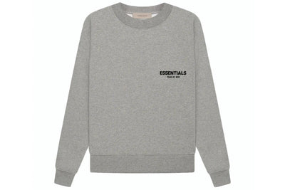 ESSENTIALS CLOTHING ESSENTIALS FOG CREWNECK DARK HEATHER OATMEAL SS22