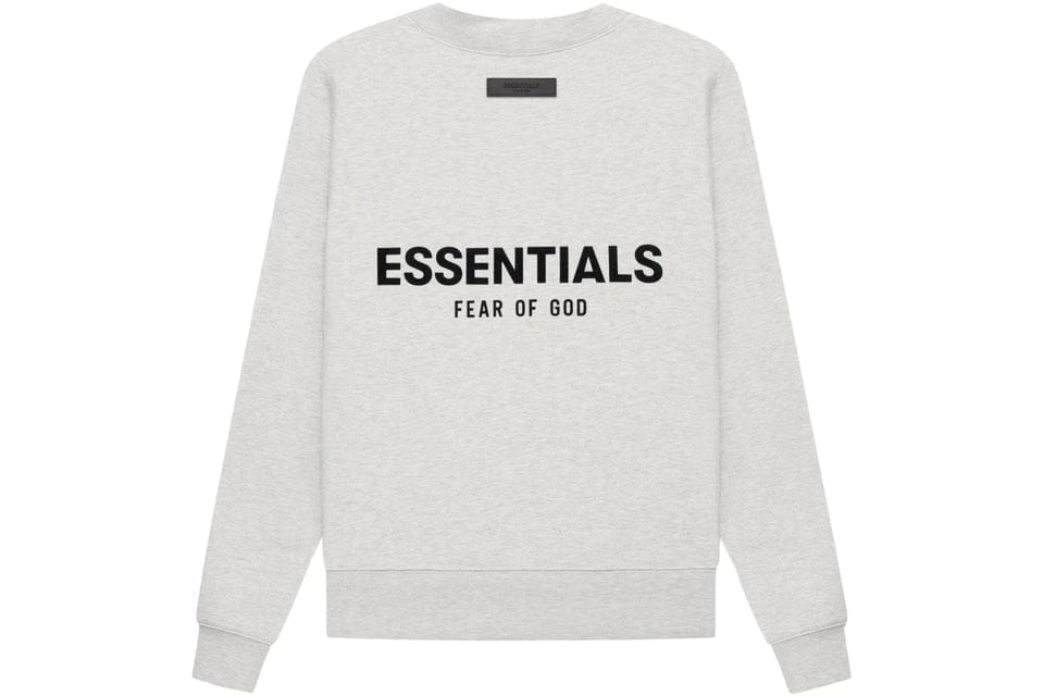 VÊTEMENTS ESSENTIALS ESSENTIALS FOG CREWNECK LIGHT HEATHER OATMEAL SS22