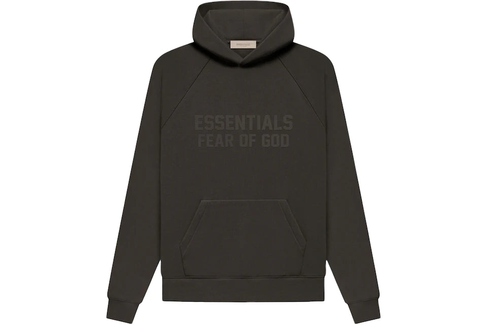 ESSENTIALS FOG HOODIE OFF BLACK