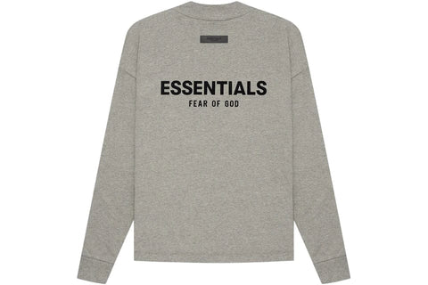 ESSENTIALS CLOTHING ESSENTIALS FOG LONG SLEEVE DARK HEATHER OATMEAL SS22