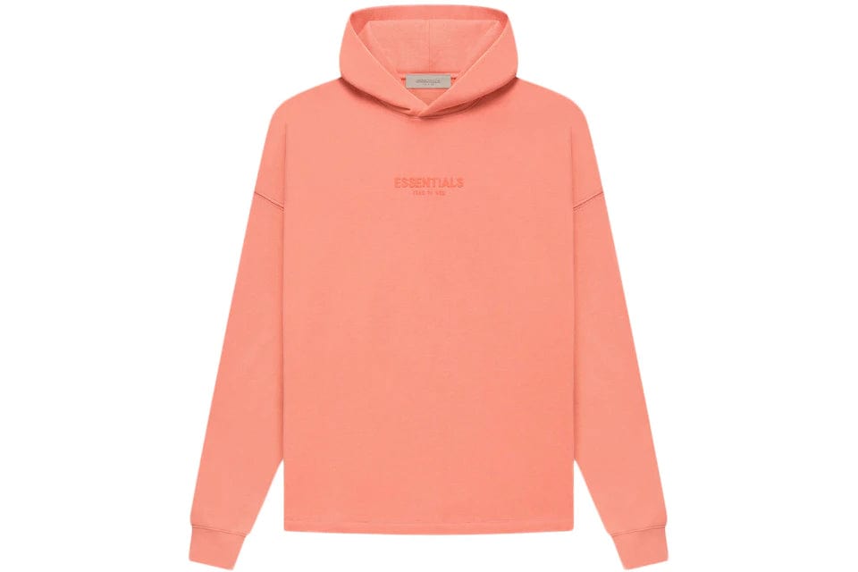 ESSENTIALS CLOTHING ESSENTIALS FOG RELAXED HOODIE CORAL