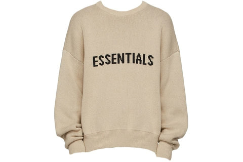 ESSENTIALS CLOTHING ESSENTIALS FOG KNIT CREWNECK LINEN