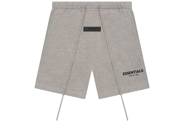 ESSENTIALS FOG SWEAT SHORTS DARK HEATHER OATMEAL SS22 – ONE OF A KIND