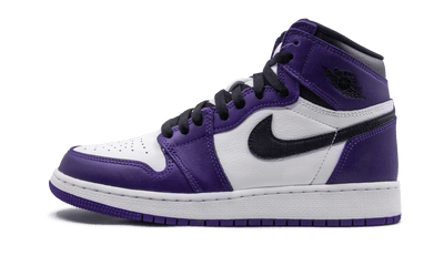 JORDAN SHOES JORDAN 1 HIGH COURT PURPLE WHITE GS