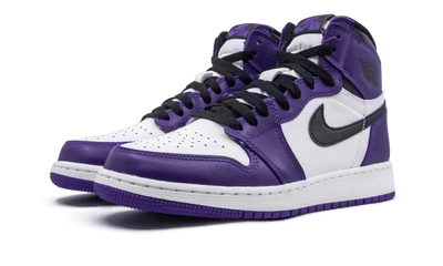 JORDAN SHOES JORDAN 1 HIGH COURT PURPLE WHITE GS