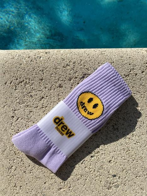 DREW HOUSE ACCESSORIES DREW HOUSE SOCKS LAVENDER