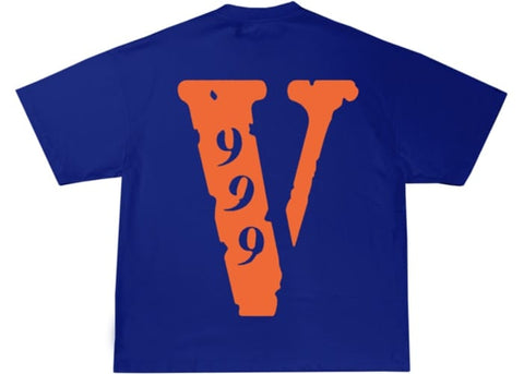 VLONE CLOTHING JUICE WRLD X VLONE 999 TEE BLUE