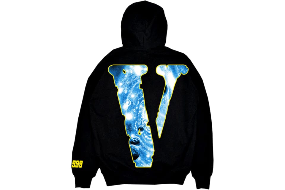 VLONE CLOTHING VLONE X JUICE WRLD COSMIC HOODIE BLACK