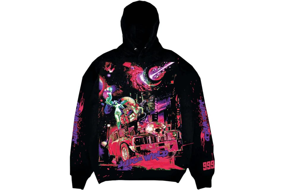 VLONE CLOTHING VLONE X JUICE WRLD GALAXY HOODIE BLACK