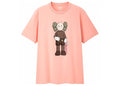 KAWS CLOTHING KAWS x UNIQLO COMPANION PINK TEE