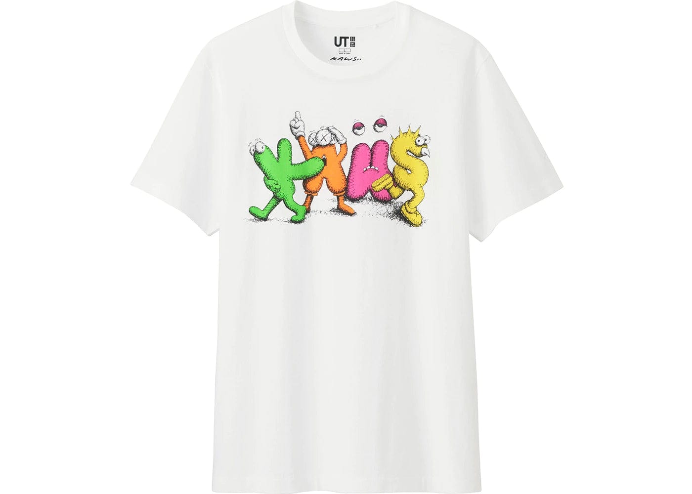 VÊTEMENTS KAWS TEE-SHIRT LOGO KAWS X UNIQLO BLANC