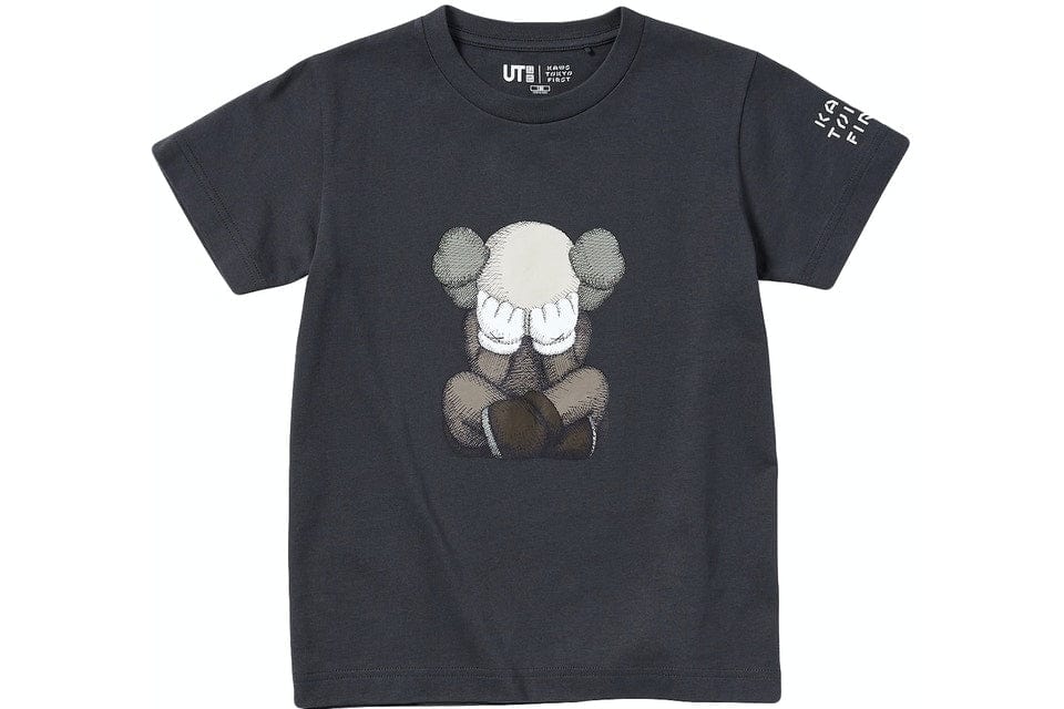 KAWS CLOTHING KAWS X UNIQLO TOKYO FIRST TEE DARK GREY