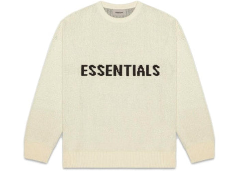 ESSENTIALS CLOTHING ESSENTIALS FOG 3D SILICON KNIT BUTTERCREAM