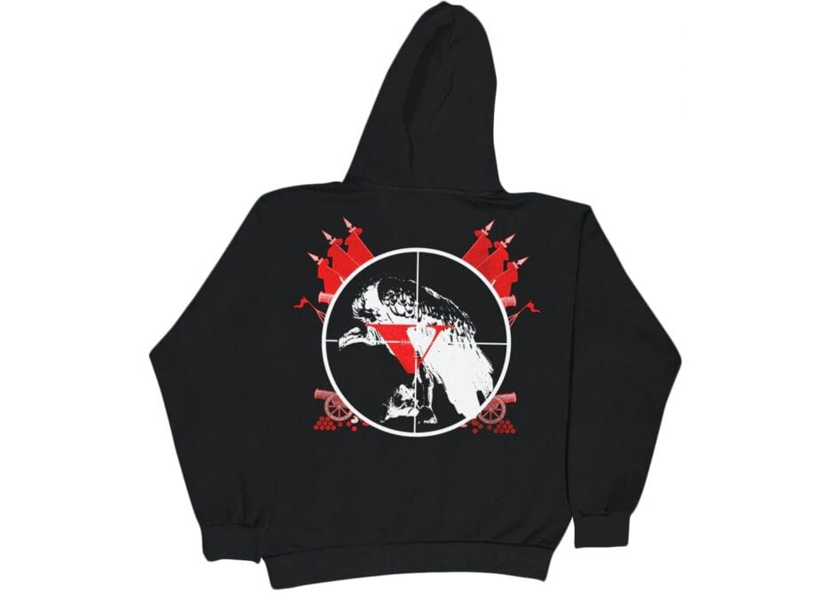VLONE CLOTHING KODAK BLACK X VLONE 47 HOODIE BLACK