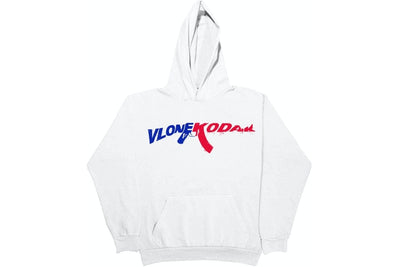 VLONE CLOTHING KODAK BLACK X VLONE 47 HOODIE WHITE