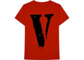 VLONE CLOTHING NAV X VLONE DRIP T-SHIRT RED