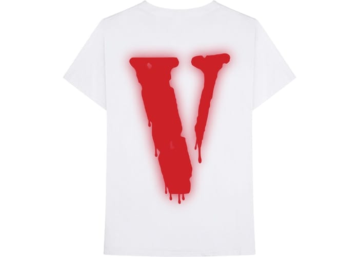 VLONE CLOTHING NAV X VLONE DRIP T-SHIRT BLANC