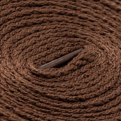 ONE OF A KIND™  FLAT LACES DARK BROWN