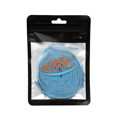 ONE OF A KIND™  FLAT LACES BABY BLUE