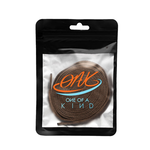 ONE OF A KIND™  FLAT LACES DARK BROWN