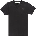 OFF WHITE CLOTHING OFF-WHITE ABSTRACT ARROWS EMBROIDERED T-SHIRT BLACK