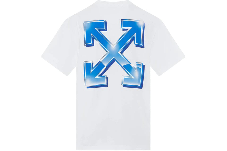 OFF WHITE CLOTHING OFF WHITE METAL ARROWS T-SHIRT BLANC / BLEU