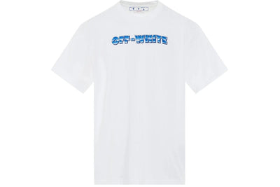 OFF WHITE CLOTHING OFF WHITE METAL ARROWS T-SHIRT BLANC / BLEU