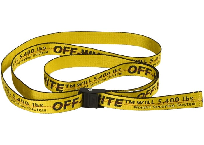 ACCESSOIRES BLANC CASSÉ BLANC CASSÉ INDUSTRIEL CEINTURE JAUNE JAUNE