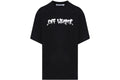 OFF WHITE CLOTHING OFF WHITE GRAFFITI LOGO T-SHIRT BLACK