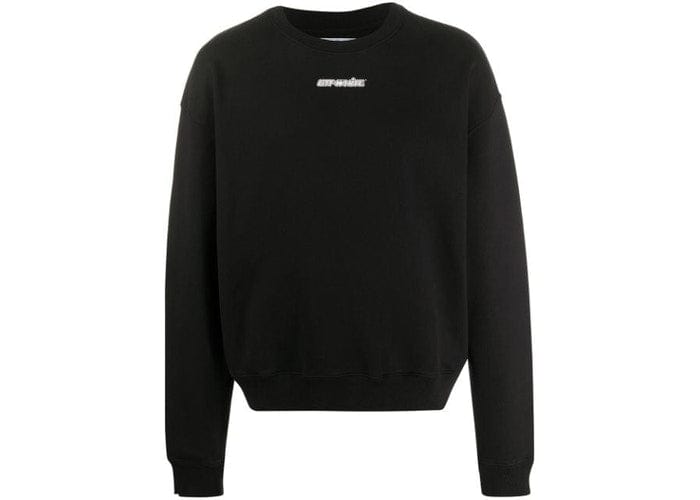 OFF WHITE CLOTHING OFF-WHITE MARKER ARROWS CREWNECK SWEATSHIRT BLACK/BLUE