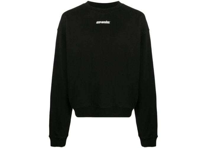OFF WHITE CLOTHING OFF-WHITE MARKER ARROWS CREWNECK SWEATSHIRT BLACK/RED aFVRe0gKH