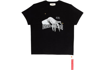 OFF WHITE CLOTHING OFF WHITE x UNDERCOVER HAND DARK T-SHIRT NOIR / BLEU