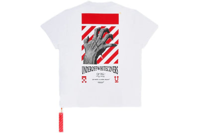 OFF WHITE CLOTHING OFF WHITE UNDERCOVER HAND T-SHIRT WHITE / RED pltf50yQ1