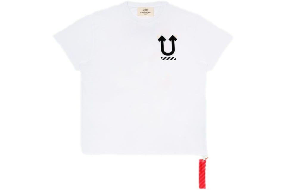 OFF WHITE CLOTHING OFF WHITE x UNDERCOVER HAND DARK T-SHIRT BLANC / JAUNE KopNg-Lfp