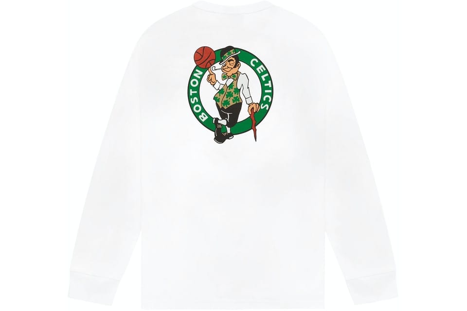 Ovo x NBA Celtics L/S T-Shirt White