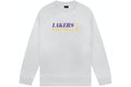 OVO CLOTHING OVO X NBA CREWNECK HEATHER GREY LA LAKERS