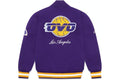 OVO CLOTHING OVO X NBA LAKERS VARSITY JACKET PURPLE