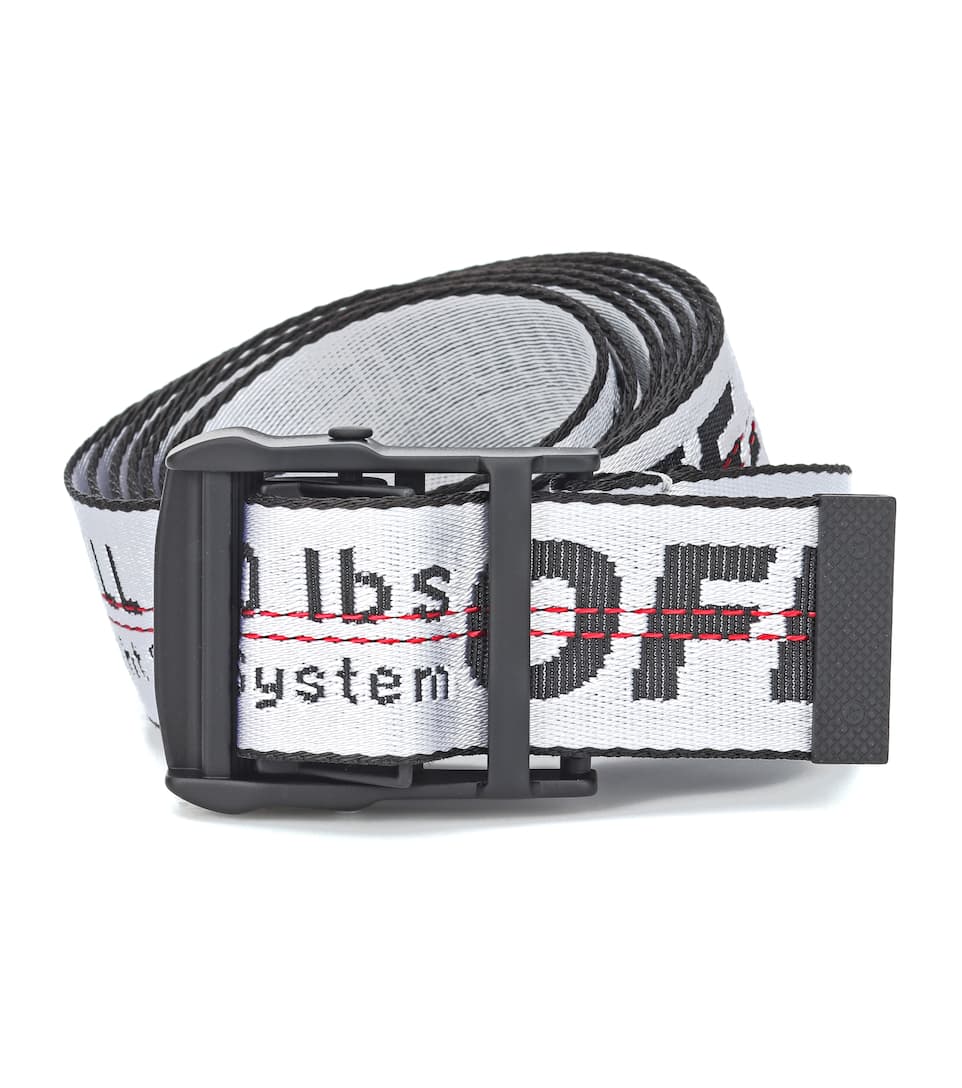 OFF WHITE ACCESSORIES OFF WHITE SILVER REFLECTIVE INDUSTRIAL BELT