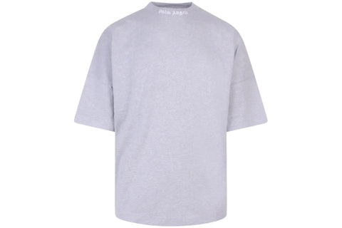 PALM ANGELS CLOTHING PALM ANGELS CLASSIC LOGO T-SHIRT GREY / WHITE