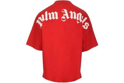 PALM ANGELS CLOTHING PALM ANGELS CLASSIC LOGO T-SHIRT ROUGE