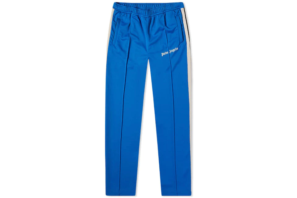 PALM ANGELS CLASSIC TRACK PANTS BLUE/OFF WHITE