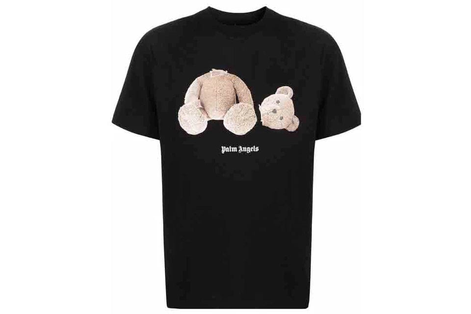 PALM ANGELS CLOTHING PALM ANGELS TEDDY BEAR T-SHIRT NOIR