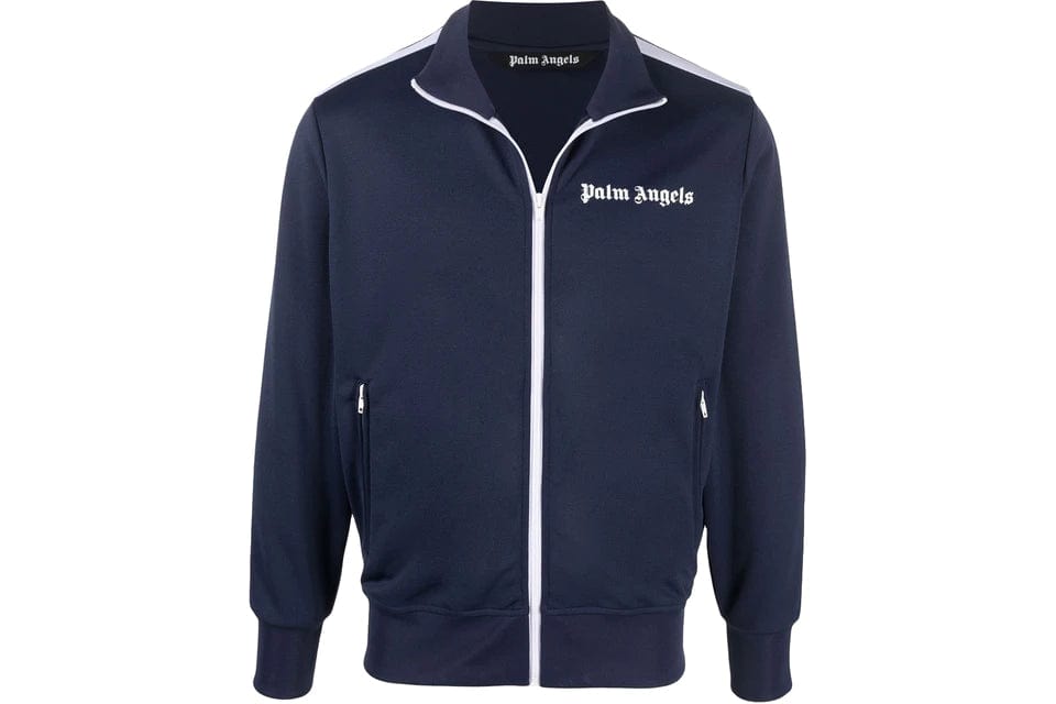 PALM ANGELS CLOTHING PALM ANGELS TRACK JACKET NAVY